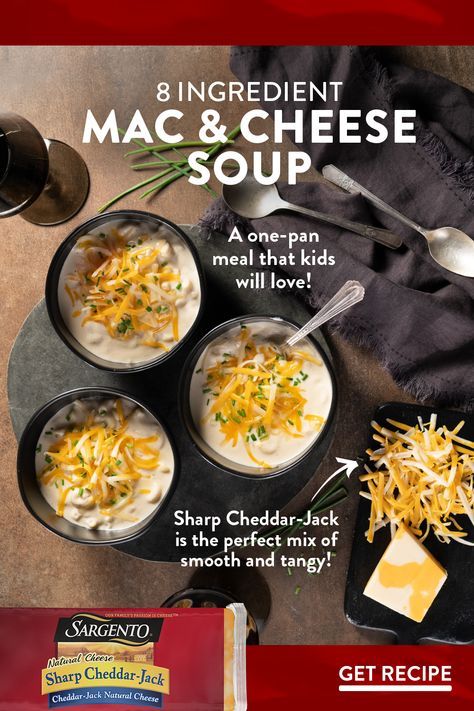 Mac & Cheese Soup - Sargento® Foods Incorporated