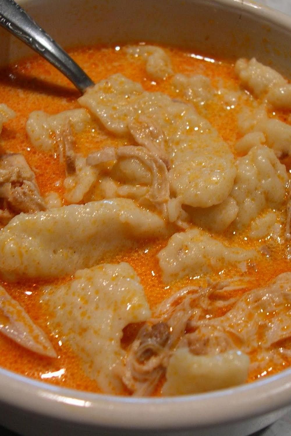 Hungarian Chicken Paprikash (Chicken and Dumplings)