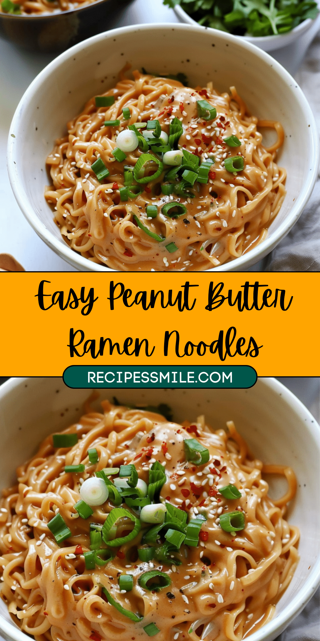 Easy Peanut Butter Ramen Noodles