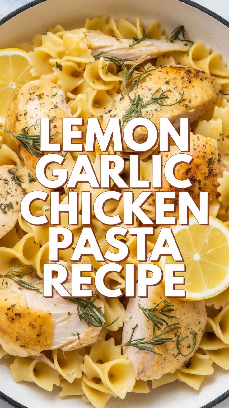 Lemon Garlic Chicken Pasta: Quick & Tasty Dinner Option