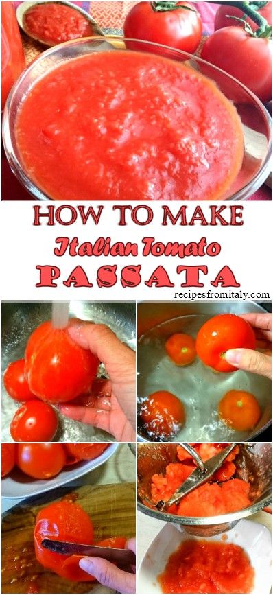 Tomato Passata Recipe | Passata di Pomodoro - Recipes from Italy