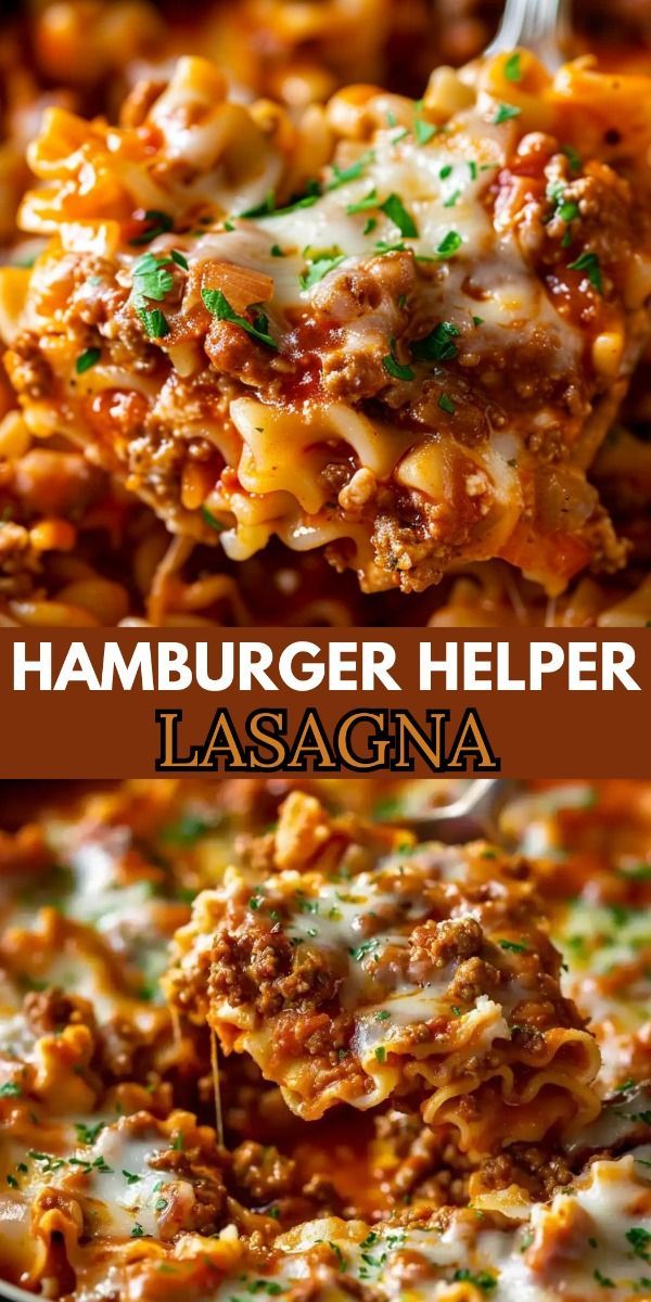 Hamburger Helper Lasagna (One Pot)