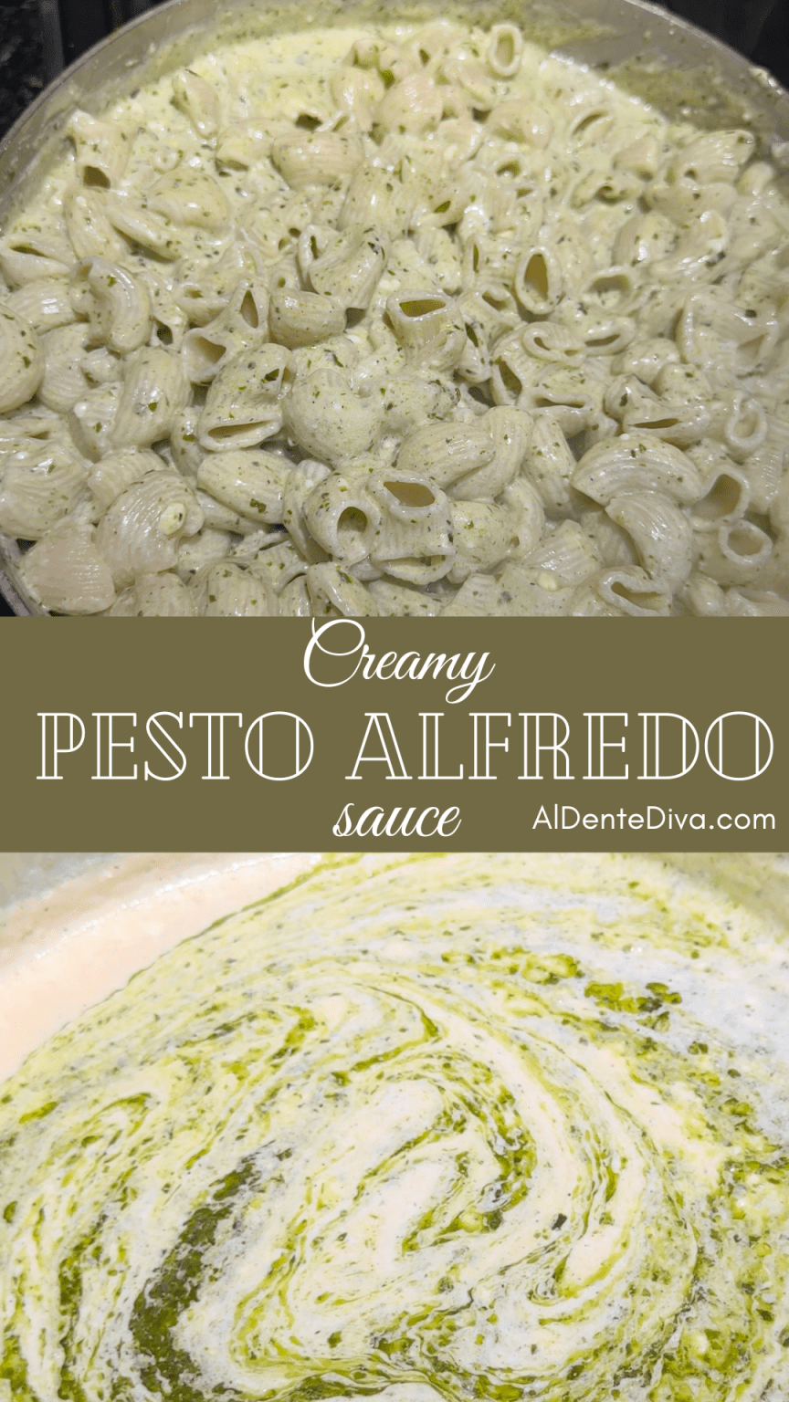 CREAMY PESTO ALFREDO SAUCE