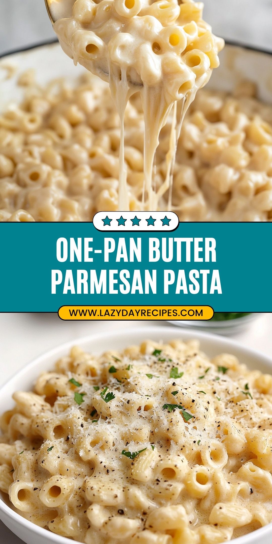 Easy One-Pan Butter Parmesan Pasta