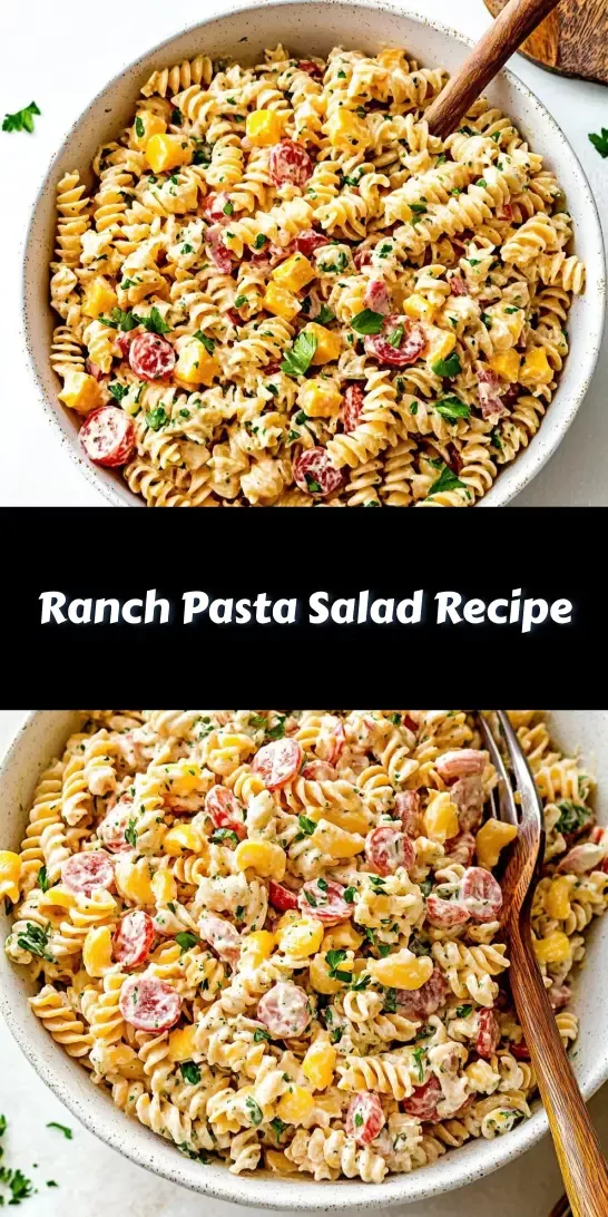 Ranch Pasta Salad Recipe