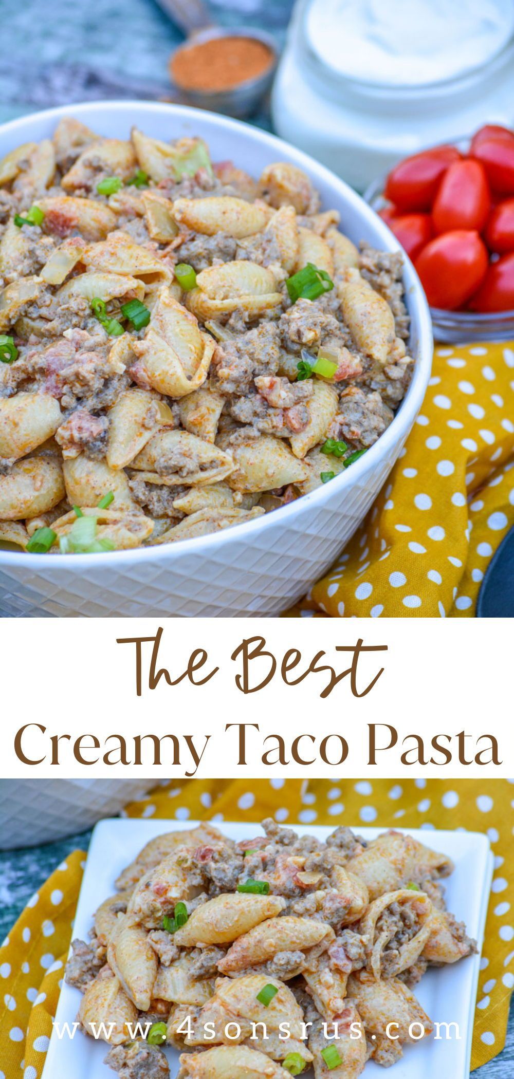Creamy Taco Pasta