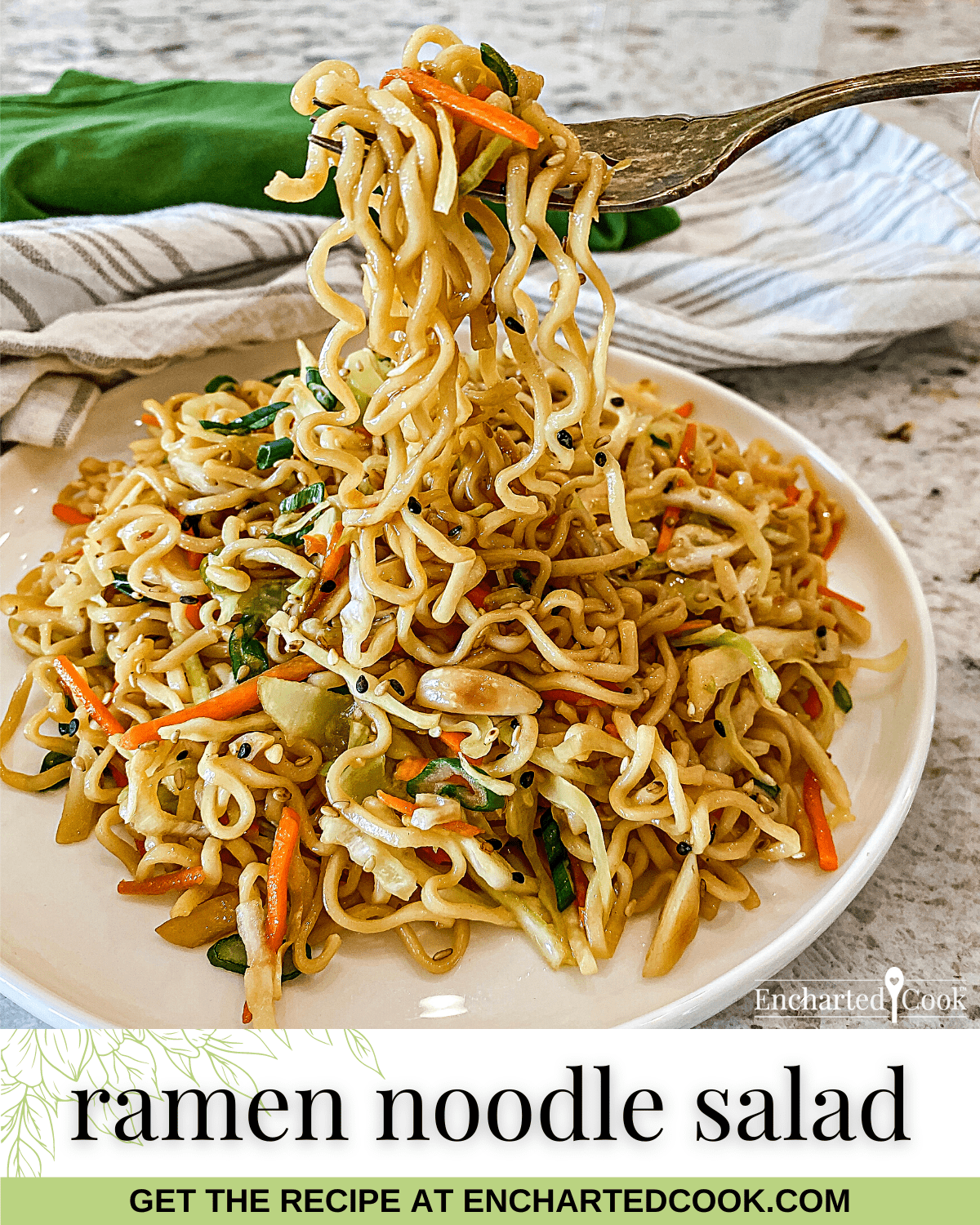 Ramen Noodle Salad | Encharted Cook