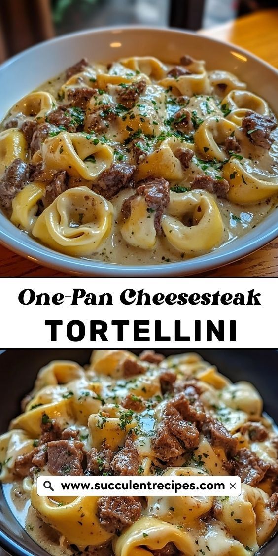 Quick Cheesesteak Tortellini Recipe