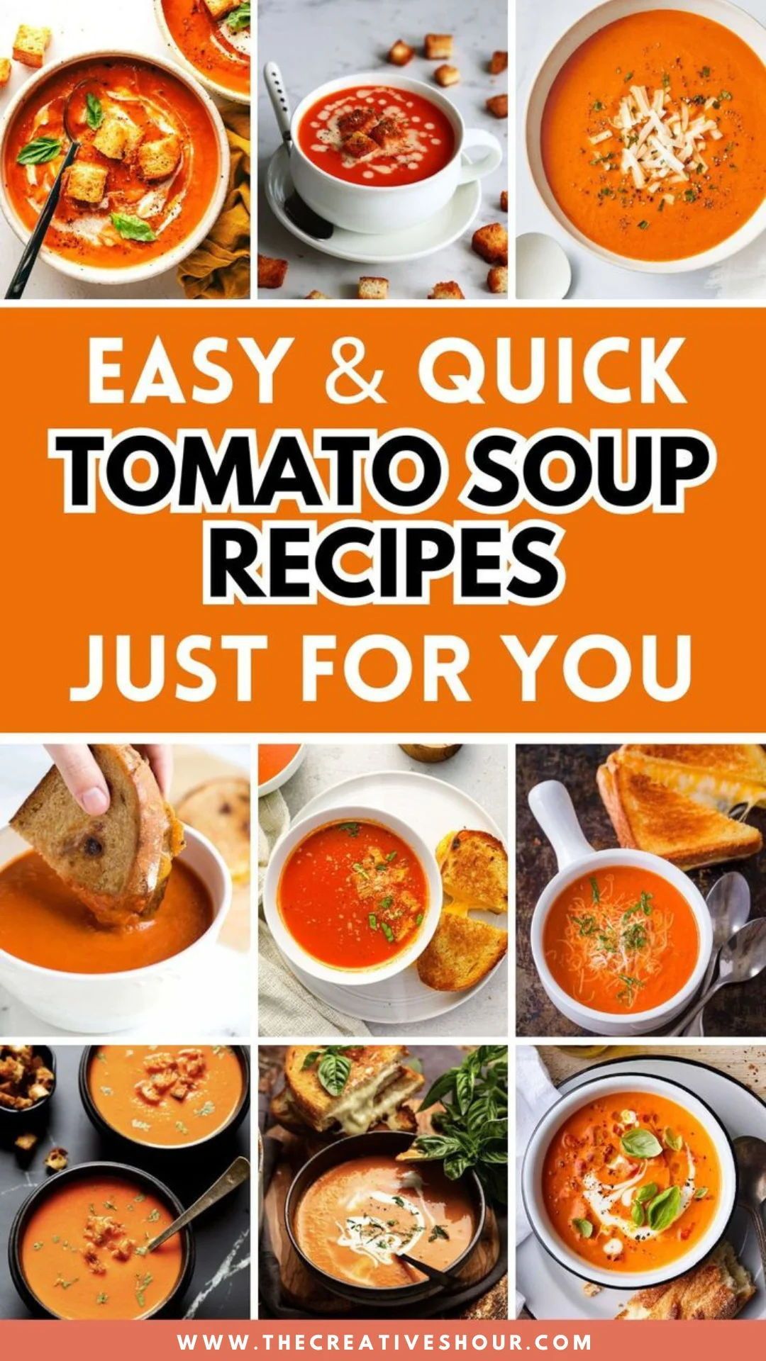 20 Tomato Soup Recipes with Fresh Tomatoes and Canned Tomatoes