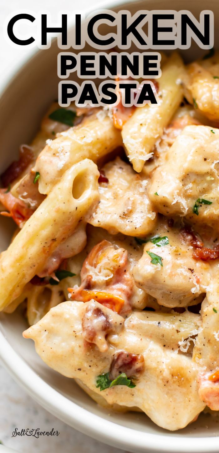 Creamy Chicken Penne Pasta