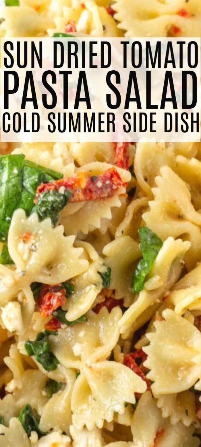Spinach & Feta Pasta Salad