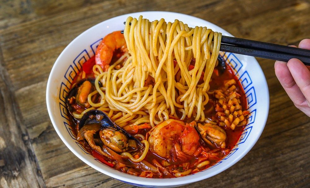 Jjamppong Korean Seafood Noodle Soup