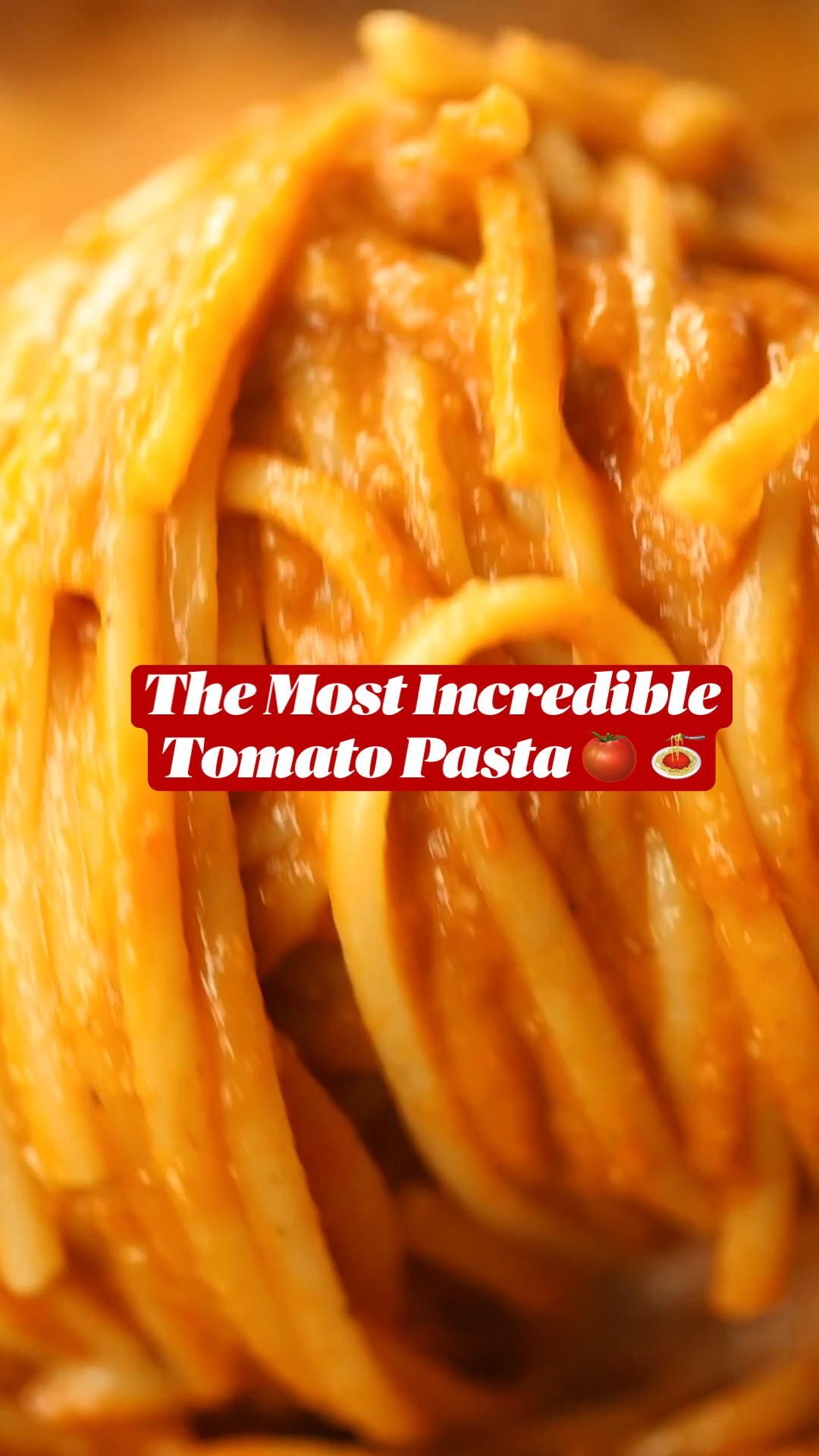 The Most Incredible Tomato Pasta 🍅 🍝