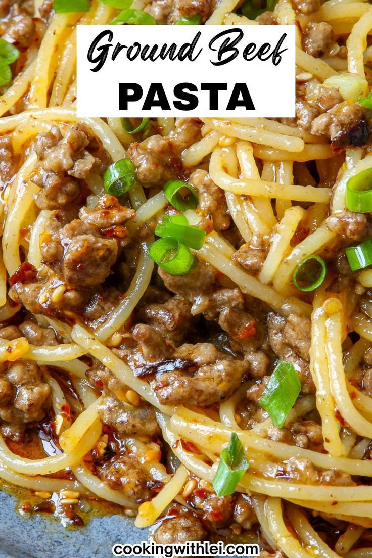 Easy Dinner Idea - Ground Beef Pasta
